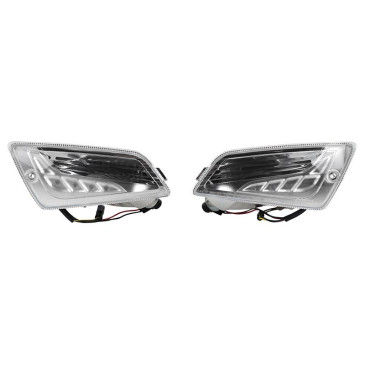 JEU DE CLIGNOTANTS AVANT (A LED) ORIGINE PIAGGIO 125-250-300 VESPA GTS 2009>2022 -1D003681-