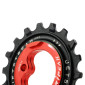GALET DERAILLEUR AOPW TRIPEAK 11-18 DENTS CERAMIQUE 2x12/11V. SHIMANO GRX RX810 / 815 / 820 ROUGE (JEU DE 2) (GARANTIE 4 ans) 4710243289327