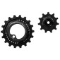 GALET DERAILLEUR TRIPEAK 11-18 DENTS CERAMIC POUR DERAILLEUR 11V. NOIR COMPATIBLE SHIMANO GRX RD-RX812/817 (JEU DE 2) 4710243289051