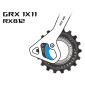 GALET DERAILLEUR AOPW TRIPEAK 11-18 DENTS CERAMIQUE 11V. SHIMANO GRX RX812 / 817 ARGENT (JEU DE 2)(GARANTIE 4 ans) 4710243289099