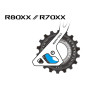 GALET DERAILLEUR TRIPEAK 11-18 DENTS CERAMIC POUR DERAILLEUR 11V. ROUGE COMPATIBLE SHIMANO RD-80xx / 70xx (JEU DE 2) 4710243288825