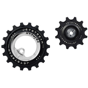 GALET DERAILLEUR TRIPEAK 11-18 DENTS CERAMIC POUR DERAILLEUR 11V. ARGENT COMPATIBLE SHIMANO RD-80xx / 70xx (JEU DE 2) 4710243288023