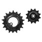 GALET DERAILLEUR AOPW TRIPEAK 12-18 DENTS CERAMIQUE 12V. SHIMANO ULTEGRA R8100 / 105 R7100 NOIR (JEU DE 2) (GARANTIE 4 ans) 4710243287958