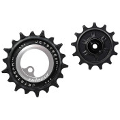 GALET DERAILLEUR TRIPEAK 12-18 DENTS ROULEMENT CERAMIC POUR DERAILLEUR 12V. ARGENT COMPATIBLE SHIMANO RD-92xx (JEU DE 2) 4710243288269