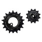 GALET DERAILLEUR TRIPEAK 12-18 DENTS ROULEMENT CERAMIC POUR DERAILLEUR 11V. NOIR COMPATIBLE SHIMANO MTB Eagle (AXS) (JEU DE 2) 4710243291030
