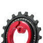 GALET DERAILLEUR TRIPEAK 12-18 DENTS ROULEMENT CERAMIC POUR DERAILLEUR 11V. ROUGE COMPATIBLE SRAM AXS FORCE/RIVAL (JEU DE 2) 4710243288788