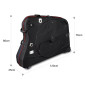 VALISE TRANSPORT VELO THERMOFORMEE POUR VTT/ROUTE NOIR AVEC ROULETTES 3104889922921