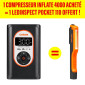 COMPRESSEUR/GONFLEUR UNIVERSEL TYRE INFLATE 4000 (12V) -OSRAM- 4062172306294