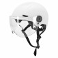 CASQUE VELO ADULTE URBAIN TRENDY BLANC AVEC VISIERE ET MOLETTE DE REGLAGE TAILLE 55-58 (VENDU A L'UNITE) 3700256070822