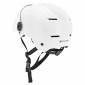 CASQUE VELO ADULTE URBAIN TRENDY BLANC AVEC VISIERE ET MOLETTE DE REGLAGE TAILLE 55-58 (VENDU A L'UNITE) 3700256070822