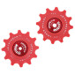 GALET DERAILLEUR ROUTE TRIPEAK 12-12 DENTS G5 CERAMIQUE 12V. SRAM ETAP AXS ROUGE (BLISTER DE 2) 4710243283646