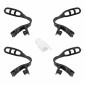 PLAQUE PHARE/TETE DE FOURCHE MOTO UNIVERSEL TYPE KTM 2.0 BLANC (HOMOLOGUE CE) (LED) -P2R- 3700948301937
