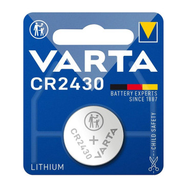 PILE BOUTON CR2430 VARTA LITHIUM 3V (VENDU A L'UNITE) 4008496276929