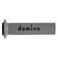 REVETEMENT POIGNEE DOMINO MOTO ON ROAD A010 GRIS/NOIR OPEN END 120-125mm (PAIRE) 8033900000032