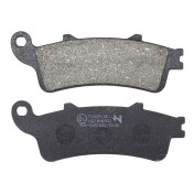 PLAQUETTE DE FREIN NEWFREN POUR HONDA 250 FORZA 2000>2004 AV, 400 FJS SILVER WING 2006>2008 AV, 800 VFR 2006>2013 AR / KAWASAKI 650 EN VULCAN S 2015>2021 AV (FD0254BE) (ELITE ORGANIQUE) 8025832414711