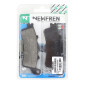 PLAQUETTE DE FREIN NEWFREN POUR HONDA 250 FORZA 2000>2004 AV, 400 FJS SILVER WING 2006>2008 AV, 800 VFR 2006>2013 AR / KAWASAKI 650 EN VULCAN S 2015>2021 AV (FD0254BE) (ELITE ORGANIQUE) 8025832414711