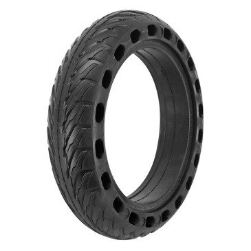 PNEU TROTTINETTE PLEIN ALVEOLE 8.5 X 2.00-6.1 NOIR - LARGEUR INTERIEUR 36 mm (POUR XIAOMI M365 ET AUTRES) 7427255411130