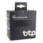 RUBAN DE GUIDON / CINTRE BTP PERFORMANCE PRO NOIR MOTIFS SYMETRIQUES NOIR BRILLANT AVEC BOUCHONS (CONFORTABLE EPAISSEUR 3mm) 3700948302798