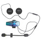 INTERCOM ASMAX F1 PRO BLUETOOTH 5.3 JUSQU’A 10 UTILISATEURS / 3KM PORTEE PILOTE A PILOTE ET 15KM PORTEE TECHNOLOGY MESH BATTERIE 1350mAh