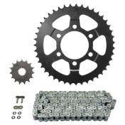 KIT CHAINE ADAPTABLE SUZUKI 750 GSX R 1990>1991 530 15x43 (DIAM COURONNE 76/100/10.5) (DEMULTIPLICATION ORIGINE) -AFAM- 5400598038334