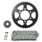 KIT CHAINE ADAPTABLE SUZUKI 750 GSX R 1990>1991 530 15x43 (DIAM COURONNE 76/100/10.5) (DEMULTIPLICATION ORIGINE) -AFAM- 5400598038334
