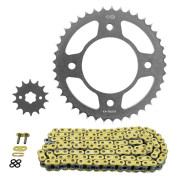 KIT CHAINE ADAPTABLE HONDA 125 CB F 2021>2022 428 14x41 (DIAM COURONNE 80/110/8.5) (DEMULTIPLICATION ORIGINE) -AFAM- 5400598229169