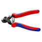 PINCE COUPE CABLE PRO KNIPEX ROBUSTE 160mm CHROME POUR CABLE DIAM 2,5 à 7mm AVEC POIGNEE ERGONOMIQUE (95 62 160) -MADE IN GERMANY- 4003773082354