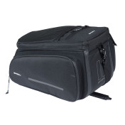 SACOCHE ARRIERE VELO TRUNKBAG BASIL MOVE NOIR AVEC SOUFFLET WATERPROOF EXTENSIBLE 10-26L FIXATION PORTE BAGAGE (L36x L26cmxH18cm) FIXATION SYSTEME MIK 2.0 (INCLUS) 8715019184383