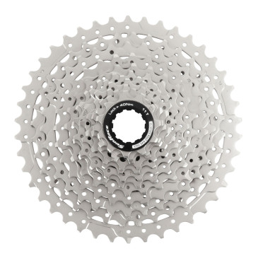 CASSETTE 12V. SUNRACE CSRZ800 11-42 GRAVEL POUR SHIMANO HG-L/HG-M METALLIC ARGENT (LIVRE EN BOITE)(11-13-15-17-19-21-24-28-32-36-42) 4711264332283