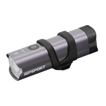 ECLAIRAGE VELO AVANT INTELLIGENT IGPSPORT VS1200S LUMENS ALU LED - LONGUE PORTEE VISION 150 METRES - BLUETOOTH LOW ENERGY- SE FIXE SUR LE SUPPORT COMPTEUR M83 REF 217292 LIVRE AVEC 6970817352354