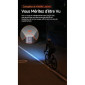 ECLAIRAGE VELO AVANT INTELLIGENT IGPSPORT VS1200S LUMENS ALU LED - LONGUE PORTEE VISION 150 METRES - BLUETOOTH LOW ENERGY- SE FIXE SUR LE SUPPORT COMPTEUR M83 REF 217292 LIVRE AVEC 6970817352354