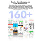 GPS / COMPTEUR iGPSPORT BiNavi COULEUR FULL TACTILE TRANSFLECTIF - CARTOGRAPHIE / ANT+ / BLE5 / AUTONOMIE 35H / MULTI FONCTIONS COMPATIBLE STRAVA ET KOMOOT 6970817352347