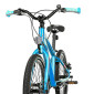 VELO MUSCULAIRE VTT 20 LEADER FOX GAMP 2025 GARCON BLEU 6V (TAILLE ENFANT 120 à 135 cm) 8592826100931