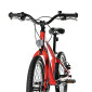 VELO MUSCULAIRE VTT 20 LEADER FOX GAMP 2025 GARCON ROUGE 6V (TAILLE ENFANT 120 à 135 cm) 8592826105233