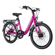 VELO MUSCULAIRE VTT 20 LEADER FOX GAMP 2025 FILLE FUCHSIA 6V (TAILLE ENFANT 120 à 135 cm) 8592826102881