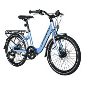VELO MUSCULAIRE VTT 20 LEADER FOX GAMP 2025 FILLE BLEU CIEL 6V (TAILLE ENFANT 120 à 135 cm) 8592826105400