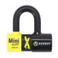 ANTIVOL A CHAINE AUVRAY XTREM LASSO 1.00M MAILLON DIAM 13.5mm AVEC U XTREM MINI ALERT 44x66mm (DIAM 16mm ALARME SONORE 120 dB) (CLASSE SRA CHAINE + U) 3700807710238