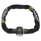 ANTIVOL A CHAINE AUVRAY C.BLOC PRO ALERT 1.00M MAILLON DIAM 10mm AVEC ALARME SONORE (3 CLES) 3700807710177