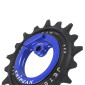 GALET DERAILLEUR TRIPEAK 12-18 DENTS ROULEMENT CERAMIC POUR DERAILLEUR 12V. BLEU FONCE COMPATIBLE SHIMANO RD-92xx (JEU DE 2) 4710243288283