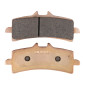 PLAQUETTE DE FREIN CL BRAKES POUR APRILIA 1000 RSV4 2009> AV / DUCATI 1100 HYPERMOTARD 2010> AV, 1098 STREETFIGHTER 2009> AV (1 JEU DE 2 PLAQUETTES) (1185 C60 SPORT METAL FRITTE) 0841754014604