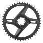 CHAINRING FOR GRAVEL BIKE - DIRECT MOUNT For SRAM 46 Teeth- MONO RIVAL ALU BLACK X-SYNC 12 Speed.