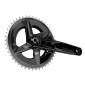 PEDALIER ROUTE SRAM 12V. RIVAL ALU GRAVEL AXE INTEGRE DUB 172.5mm 48x35dts ENTRAXE PLATEAUX 107mm (SANS CUVETTES)