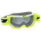 MASQUE/LUNETTES CROSS PROGRIP 3303 FL VISTA MULTILAYERED JAUNE FLUO/BLANC ECRAN MIROIR ARGENT ANTI-RAYURES/ANTI U.V./ANTI-BUEE (HOMOLOGUE CE-EN-N° AC-96025 REV.2) 0801766035875