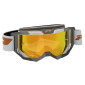 MASQUE/LUNETTES CROSS PROGRIP 3303 FL VISTA MULTILAYERED GRIS FONCE/GRIS ECRAN MIROIR ORANGE ANTI-RAYURES/ANTI U.V./ANTI-BUEE (HOMOLOGUE CE-EN-N° AC-96025 REV.2) 0801766035882