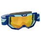 MASQUE/LUNETTES CROSS PROGRIP 3303 FL VISTA MULTILAYERED BLEU/TURQUOISE ECRAN MIROIR JAUNE ANTI-RAYURES/ANTI U.V./ANTI-BUEE (HOMOLOGUE CE-EN-N° AC-96025 REV.2) 0801766035912
