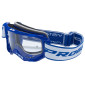 MASQUE/LUNETTES CROSS PROGRIP 3303 TR VISTA BLEU ECRAN TRANSPARENT ANTI-RAYURES/ANTI U.V./ANTI-BUEE (HOMOLOGUE CE-EN-N° AC-96025 REV.2) 0801766035851