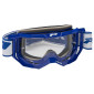 MASQUE/LUNETTES CROSS PROGRIP 3303 TR VISTA BLEU ECRAN TRANSPARENT ANTI-RAYURES/ANTI U.V./ANTI-BUEE (HOMOLOGUE CE-EN-N° AC-96025 REV.2) 0801766035851