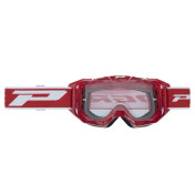 MASQUE/LUNETTES CROSS PROGRIP 3303 TR VISTA ROUGE ECRAN TRANSPARENT ANTI-RAYURES/ANTI U.V./ANTI-BUEE (HOMOLOGUE CE-EN-N° AC-96025 REV.2) 0801766035776