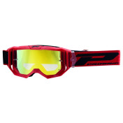 MASQUE/LUNETTES CROSS PROGRIP 3300 FL VISION GO MULTILAYERED ROUGE MAT ECRAN MIROIR JAUNE ANTI-RAYURES/ANTI U.V./ANTI-BUEE (HOMOLOGUE CE-EN-N° AC-96025 REV.2) 0801766036209