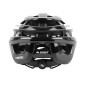 CASQUE VELO ADULTE GIST ROUTE RAPIDO NOIR BRILLANT TAILLE 52-58 REGLAGE MOLETTE 212GRS 8013271363721